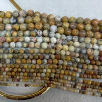 Natural Crazy Agate Beads, Round, polished, DIY 