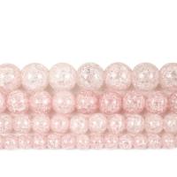 Round Crystal Beads, polished, DIY Lt Rose 