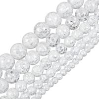 Round Crystal Beads, polished, DIY Crystal Clear 