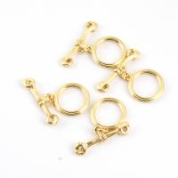 Brass Toggle Clasp, Round, gold color plated, nickel, lead & cadmium free Approx 