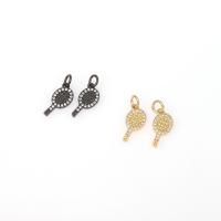 Cubic Zirconia Micro Pave Brass Pendant, plated, micro pave cubic zirconia nickel, lead & cadmium free Approx 