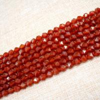 Perles Agates rouges naturelles, agate rouge, poli, DIY & normes différentes pour le choix & facettes, rouge, Vendu par brin