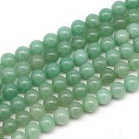 Green Aventurine Bead, Round, fashion jewelry & DIY green 