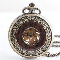 Pocket Watch, Zinc Alloy, with Plastic, Chinese movement, plated, waterproofless & for man 
