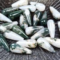 Natural Tree Agate Beads, polished, DIY, mixed colors, 10*25mm 