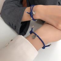 Fashion Jewelry Bracelet, Zinc Alloy, with Milan Cord, 2 pieces & Adjustable & Unisex 14-26CM   3MM 