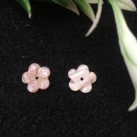 Natural Pink Shell Beads, Flower, fashion jewelry & DIY, pink, 10mm 