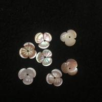 Natürliche Rosa Muschelperlen, Süßwassermuschel, Blume, Modeschmuck & DIY & verschiedene Stile für Wahl, Rosa, 10mm, verkauft von PC