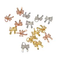 Cubic Zirconia Micro Pave Brass Pendant, Bowknot, plated, micro pave cubic zirconia nickel, lead & cadmium free Approx 3mm, Approx 