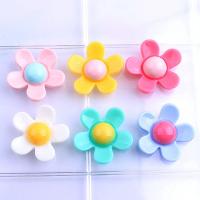 Hair Clip Cabochon Finding, PC Plastic, with Resin, plated, fashion jewelry 
