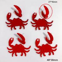 Plastic Earring Drop Component, Crab, plated, fashion jewelry & DIY 