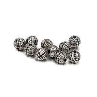 Cubic Zirconia Micro Pave Brass Beads, plated, fashion jewelry & micro pave cubic zirconia 8mm 