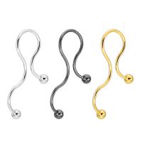 Stainless Steel Ear Piercing Jewelry, Titanium Steel, plated, for woman 