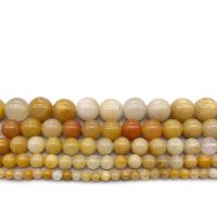 Perles Aventurine jaune , Rond, poli, DIY & normes différentes pour le choix, Jaune, Vendu par brin