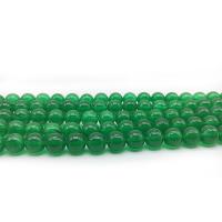Malaysia Jade Perle, rund, poliert, DIY & verschiedene Größen vorhanden, grün, verkauft von Strang