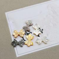 Shell Hair Accessories DIY Findings, Bowknot, polished 