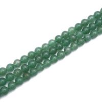 Perle en aventurine verte, Rond, poli, DIY & normes différentes pour le choix, plus de couleurs à choisir, Vendu par brin