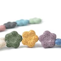 Perles de lave multicolor, lave volcanique, DIY, plus de couleurs à choisir, Vendu par brin