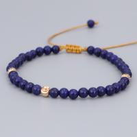 Natürlichen Lapis Lazuli Armband, Lapislazuli, Modeschmuck & unisex & facettierte, 16-28cm, verkauft von Strang