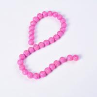 Dyed Shell Beads, Round, plated 