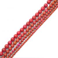 Perles Jaspe rouge, Rond, poli, DIY & normes différentes pour le choix, rouge, Vendu par brin