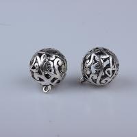 Zinc Alloy Jingle Bell for Christmas Decoration, plated, DIY, silver color, 25mm 
