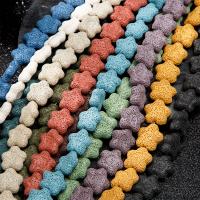 Perles de lave multicolor, lave volcanique, DIY, couleurs mélangées, 22mm, Vendu par brin