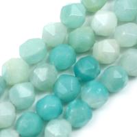 Perles amazonite, poli, DIY & facettes, bleu, 8mm Vendu par brin