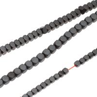 Magnetic Hematite Beads, Square Approx 16 Inch 