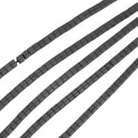 Magnetic Hematite Beads, Square, polished 
