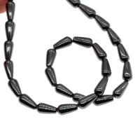 Magnetic Hematite Beads, Teardrop, polished Approx 16 Inch 
