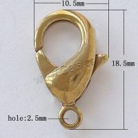 Brass Lobster Claw Clasp, plated Approx 3mm 