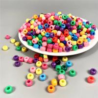 Solid Color Acrylic Beads, DIY mixed colors 