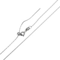 Fashion Stainless Steel Necklace Chain, silver color plated, fashion jewelry & for woman, 1mm 