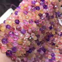 Rutilated Quartz Beads, polished, DIY  multi-colored 