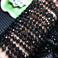 Perles obsidienne noire, Pierre naturelle, poli, DIY & normes différentes pour le choix & facettes, plus de couleurs à choisir, Vendu par brin