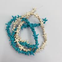 Perles en Turquoise naturelle, étoile de mer, DIY, plus de couleurs à choisir Vendu par brin