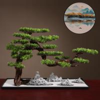 White Porcelain Zen Sandbox Ornament, plated, for home and office & durable 