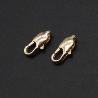 Brass Lobster Claw Clasp, gold color plated, nickel, lead & cadmium free Approx 