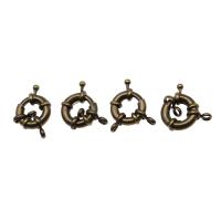 Copper Alloy Spring Ring Clasp, Flower, plated nickel, lead & cadmium free Approx 