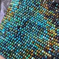Perles en Turquoise naturelle, abaque, poli, DIY & facettes Vendu par brin
