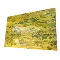 Abalone Shell Sheet, Rectangle, DIY, yellow 