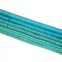 Perles en Turquoise synthétiques, Rond, poli, DIY & normes différentes pour le choix, bleu turquoise, Vendu par brin