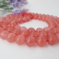 Perle de pastèque rose, Cristal naturel, poli, rose, 10mm Environ 38 cm, Vendu par brin