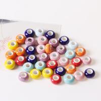 釉をかけた陶磁器のビーズ, 磁器, ラウンド形, うわぐすりを塗る, DIY, 無色, 15mm, 10パソコン/バッグ, 売り手 バッグ