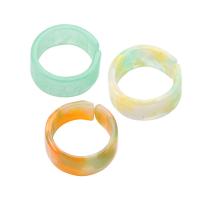 Acrylic Finger Ring, fashion jewelry & for woman 20mm 