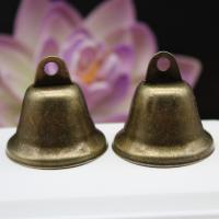 Iron Jingle Bell for Christmas Decoration, plated, golden 