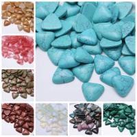 Gemstone Cabochons, Natural Stone, Triangle, polished, DIY mixed colors 