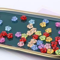 Perles acryliques transparentes, Acrylique, étoile, DIY, couleurs mélangées, 12mm Vendu par sac