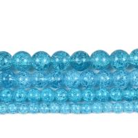 Round Crystal Beads, polished, DIY Sapphire 